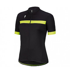 Maillot Specialized Roubaix Sport WomanBlack Neon Yellow