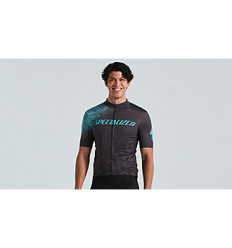 Maillot Specialized Roubaix Comp Logo Jersey SS Gris Oscuro